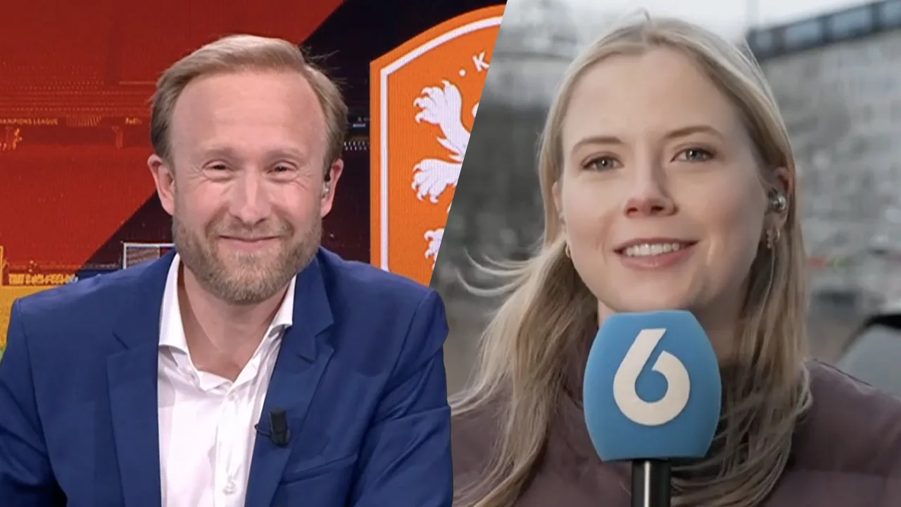 Video: Raymond Mens debuteert als presentator en ontvangt complimenten van Noa Vahle