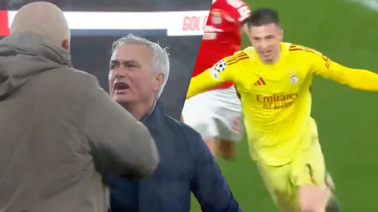 Knotsgekke ontknoping: Benfica-doelman kopt ploeg van Mourinho naar Champions League-tussenronde!
