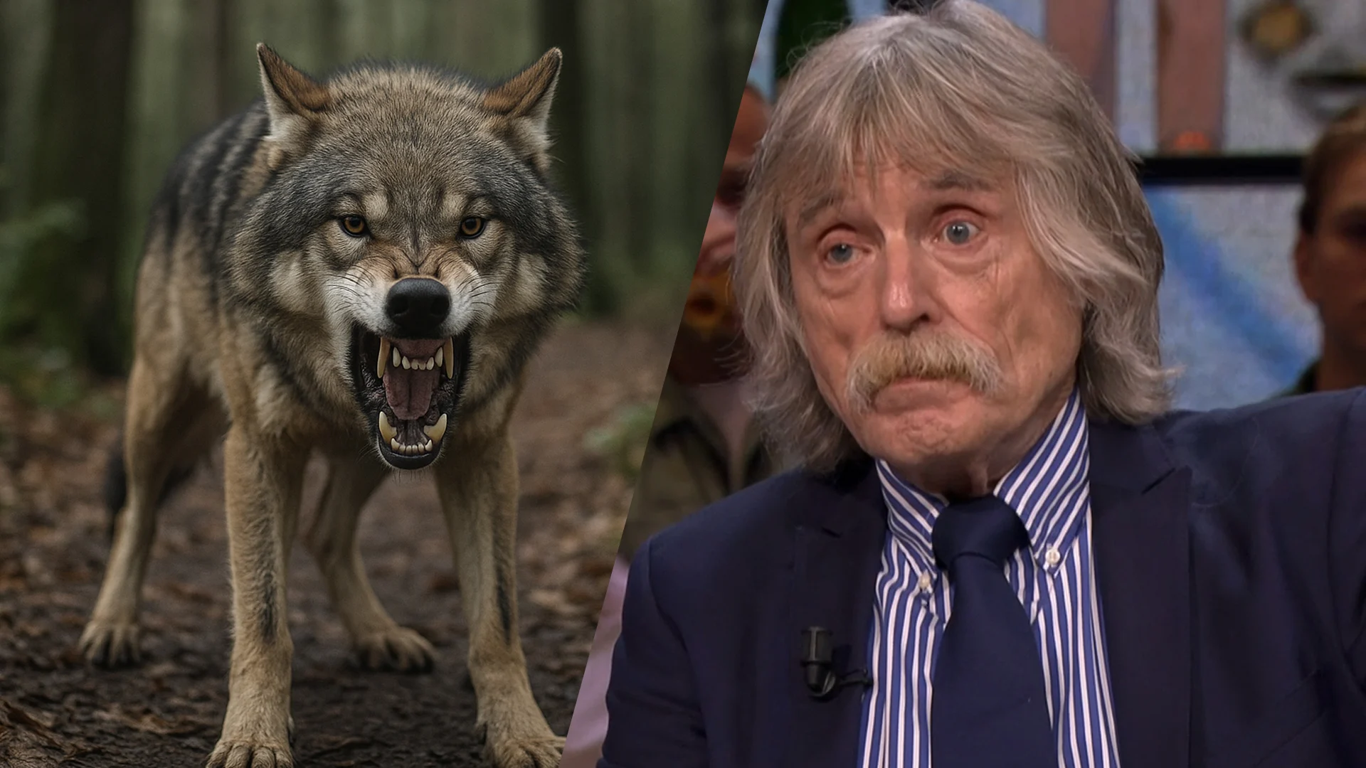 Johan Derksen gaat de politiek in: 'Ik wil alle illegale wolven het land uit!'