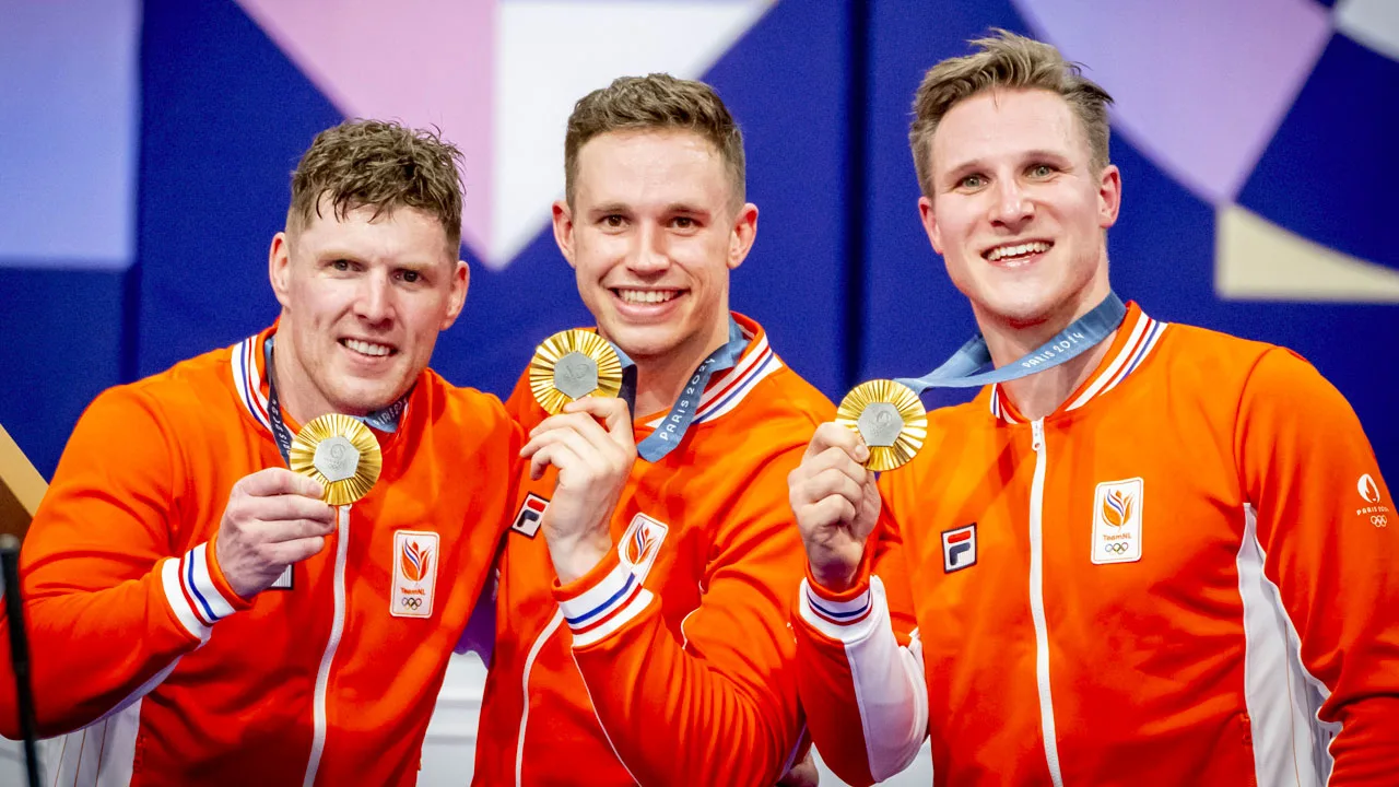 Jeffrey Hoogland had ongelukje met gouden medaille: ‘Ik bloedde helemaal!’