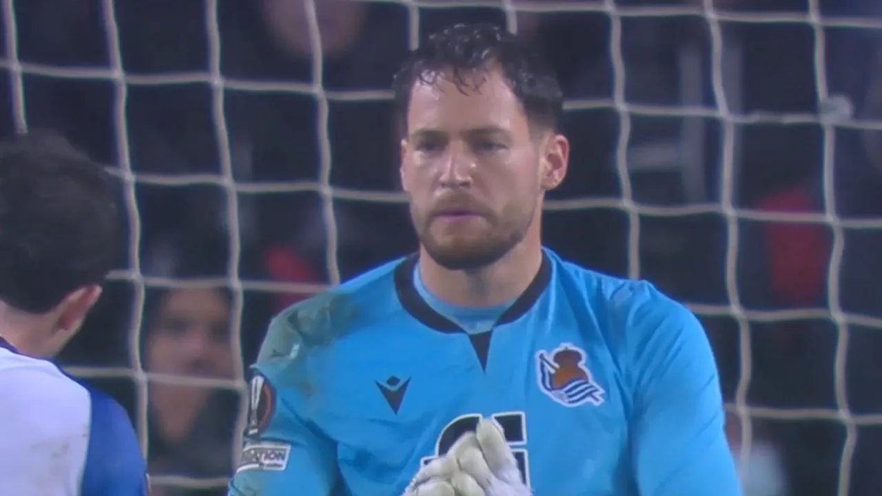 KANS: Mwene dwingt Sociedad-doelman Alex Remiro tot redding