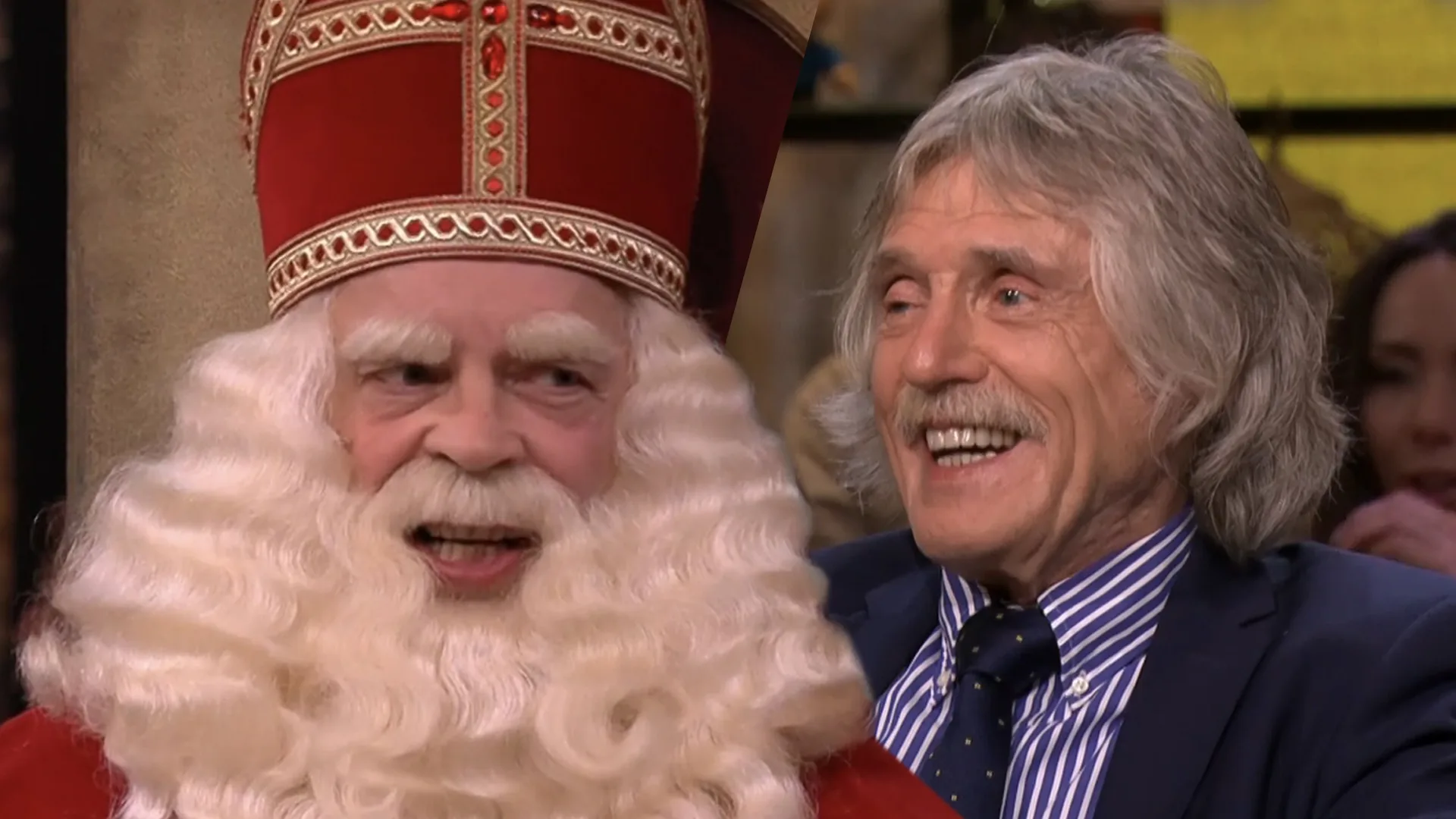 Johan zag 'directeurtje' in andere talkshow: 'Hij mag van mij hier sidekick worden!'