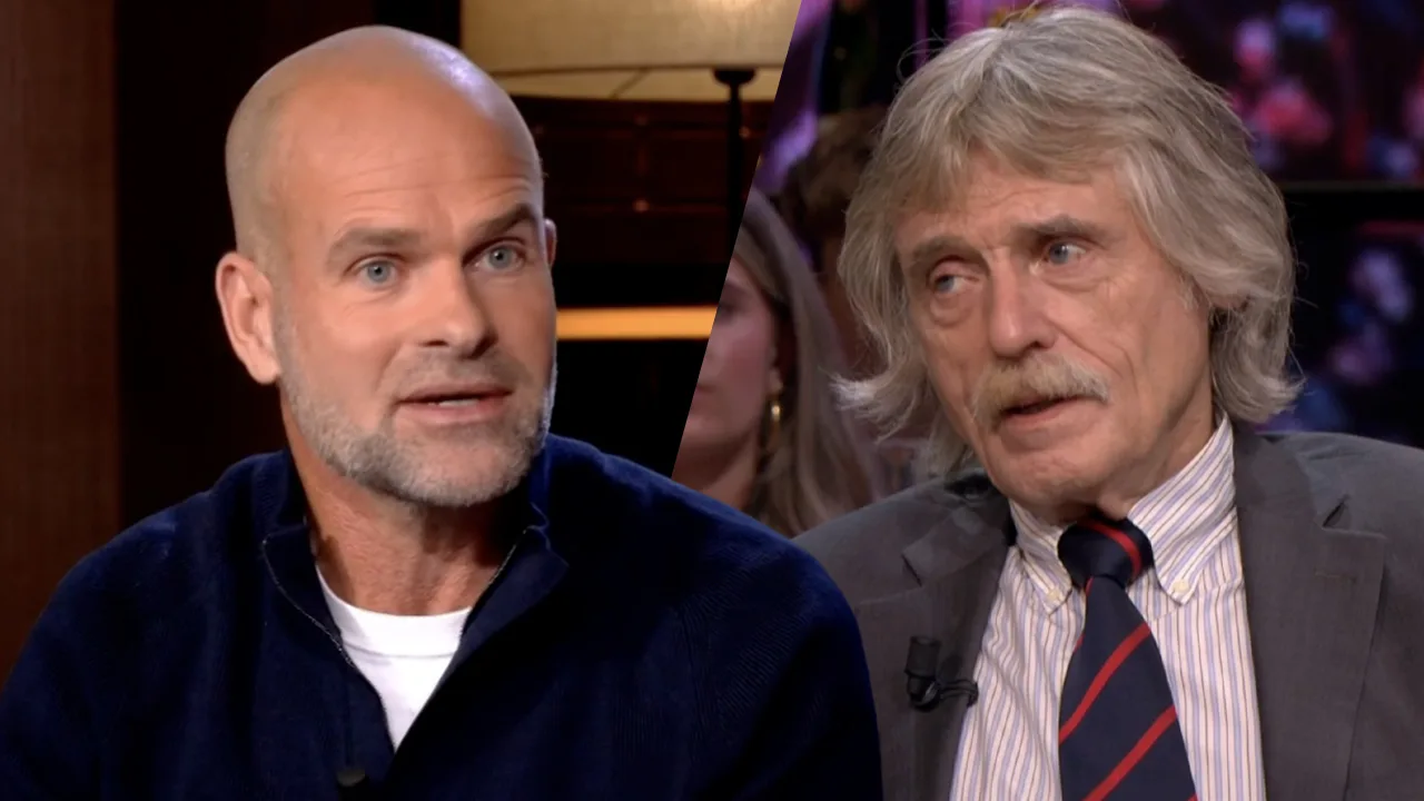 Johan Derksen hoort suggestie Erben Wennemars voor Ajax-trainer: 'Hij is niet goed bij z'n hoofd!'