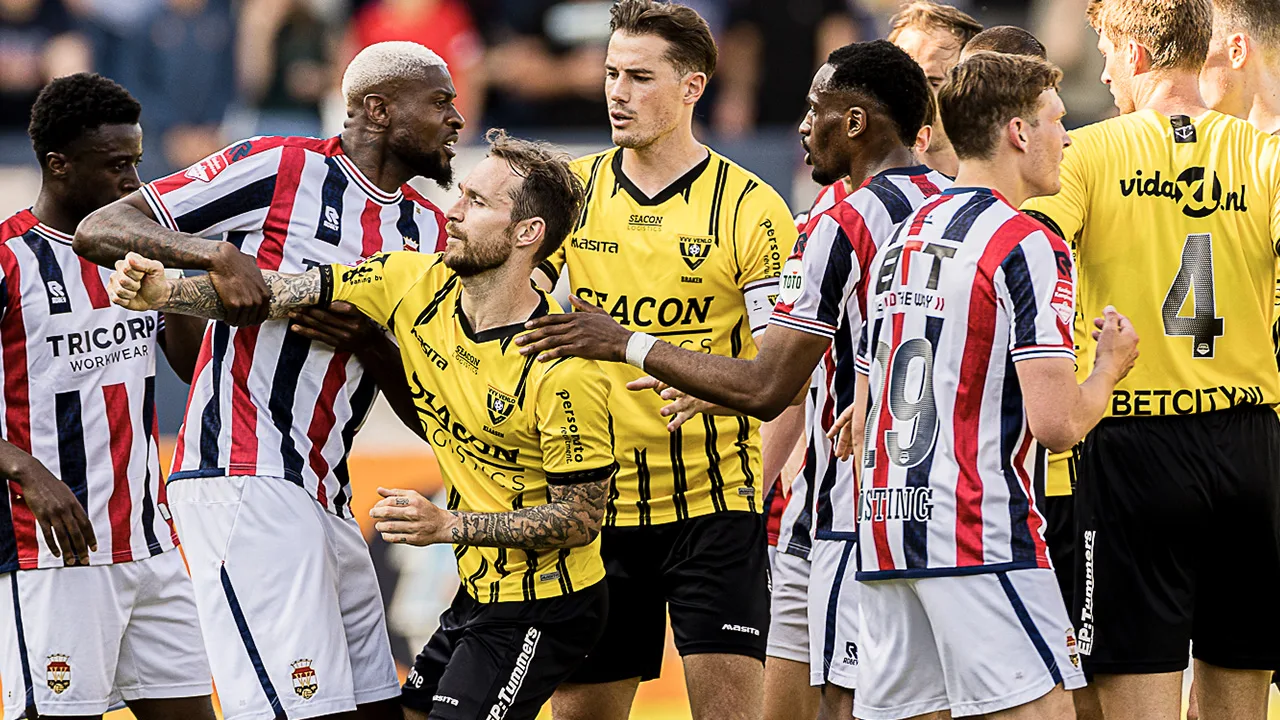 VVV bereikt halve finales play-offs om promotie na doelpunt in laatste minuut tegen Willem II