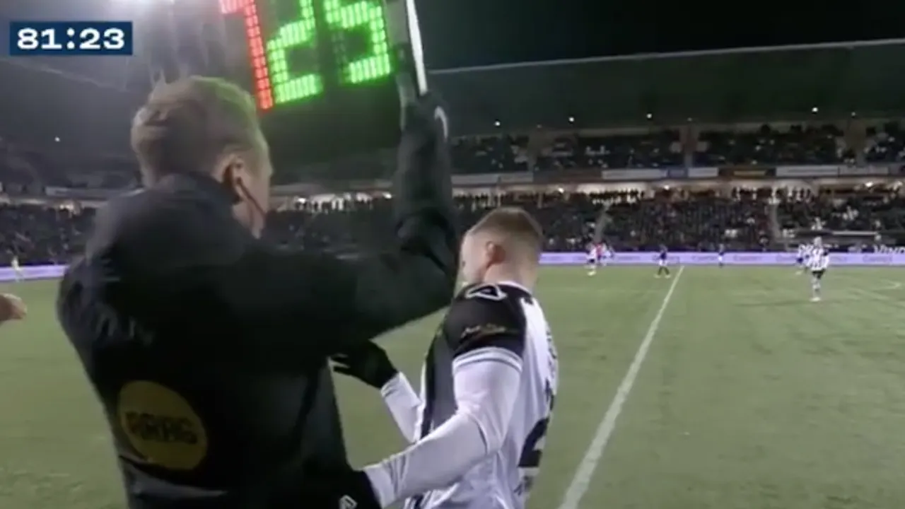 Heracles-speler krijgt bord voor zijn kop