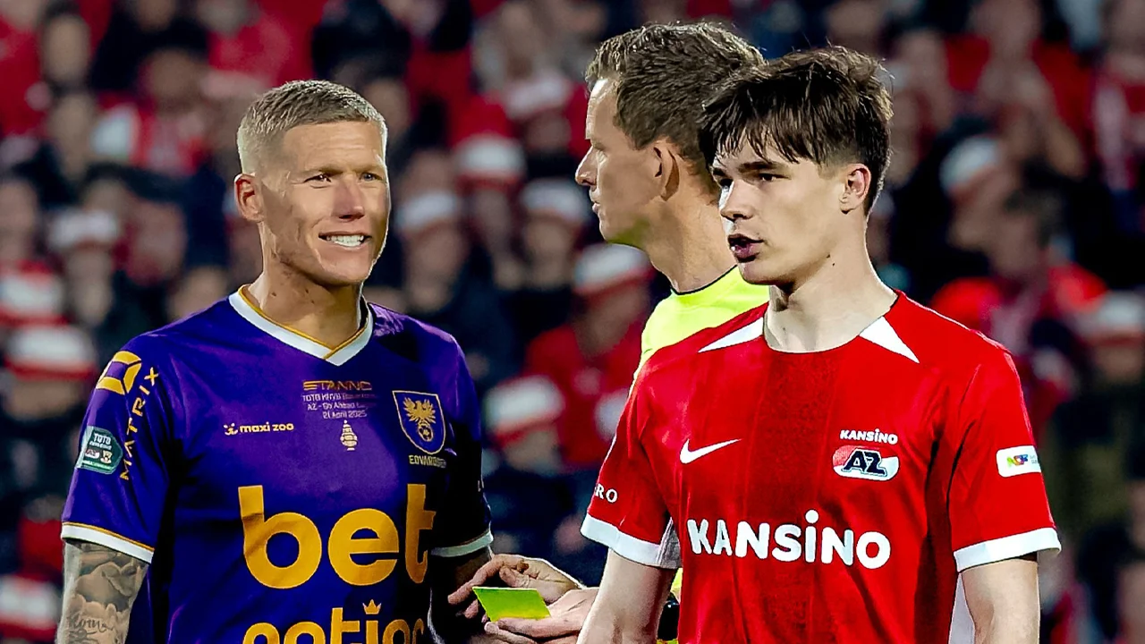 Victor Edvardsen krijgt berisping voor tonen van Wouter Goes-spandoek