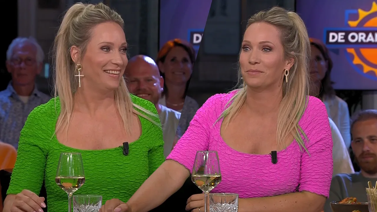 Hoe de outfit van Hélène donderdagavond razendsnel veranderde tijdens De Oranjezomer