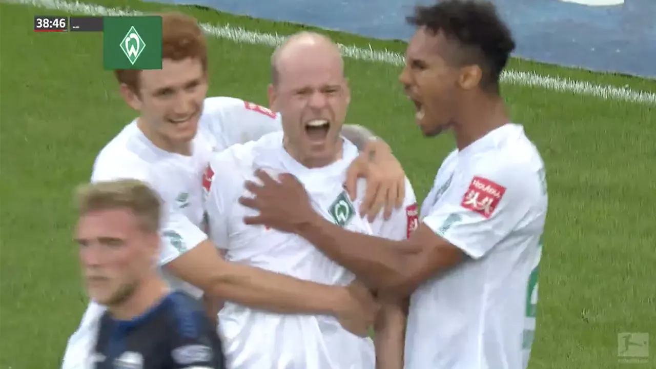 WAUW! Twee prachtgoals van Davy Klaassen geven Werder Bremen hoop