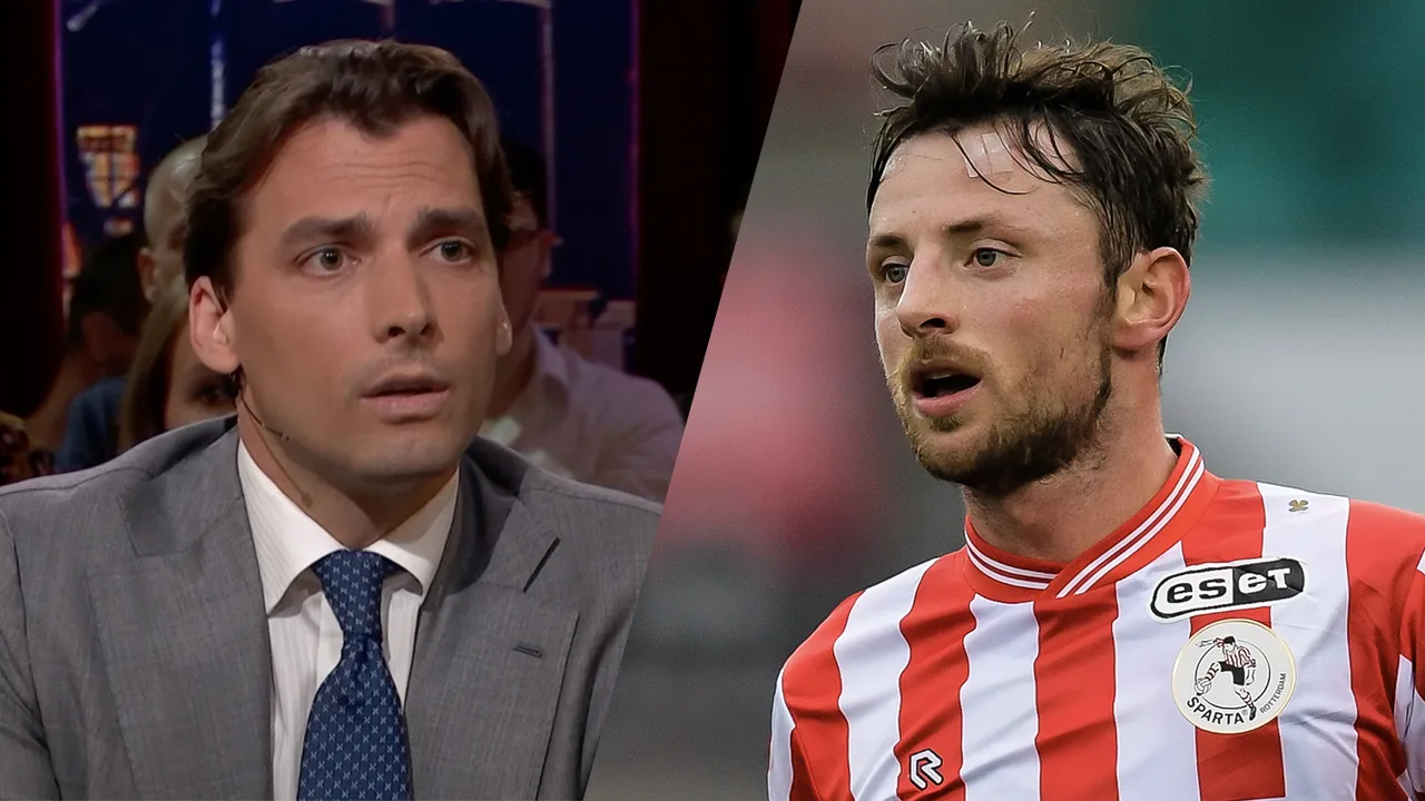 Sparta-verdediger Vriends verbijsterd na gesprek met Baudet: 'Hij zegt waanzinnige dingen'