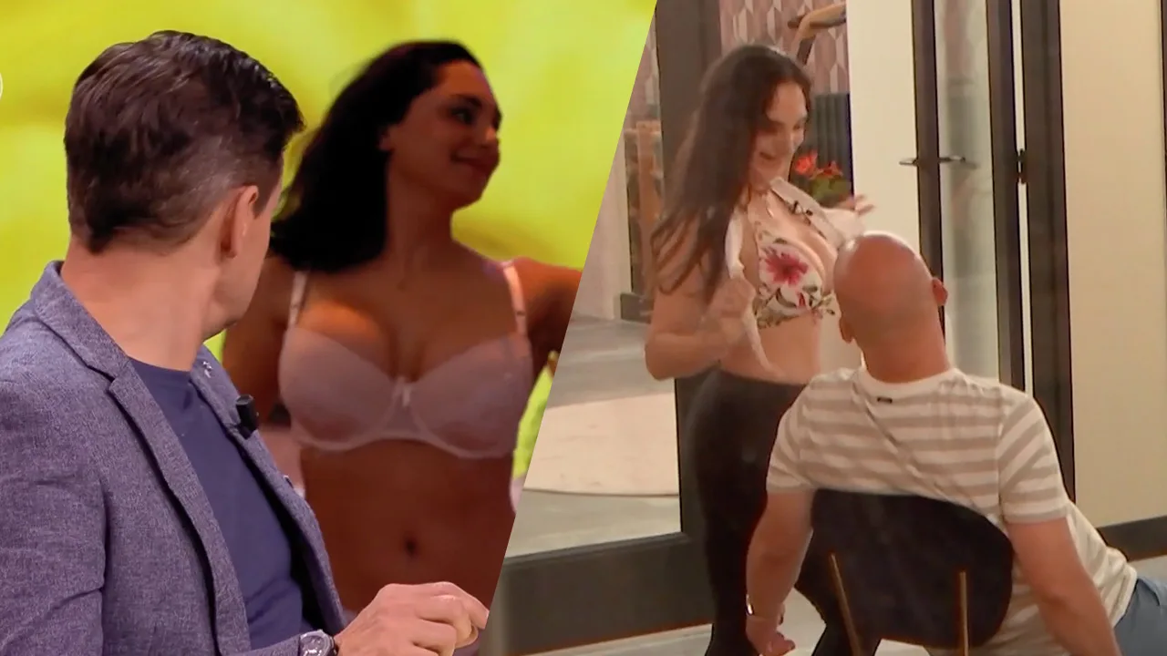 Voormalig Vandaag Inside-stripper uit de kleren in Lang Leve de Liefde