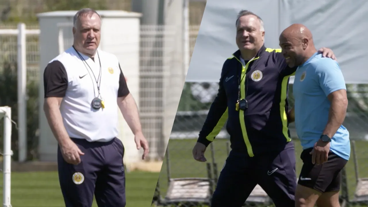 In beeld: Dick Advocaat met selectie Curaçao op trainingskamp in Antalya
