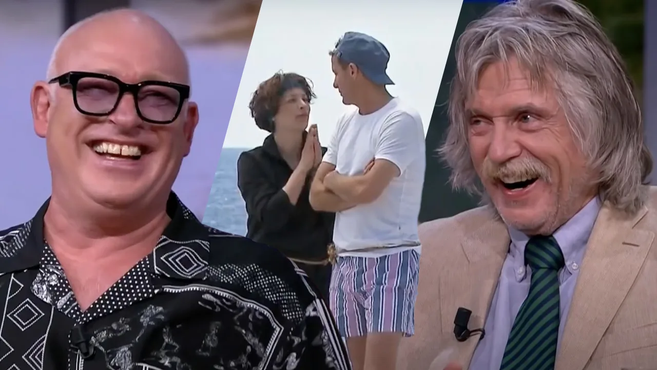 Classic: Johan en René gaan helemaal stuk om dove John de Bever in Expeditie Robinson