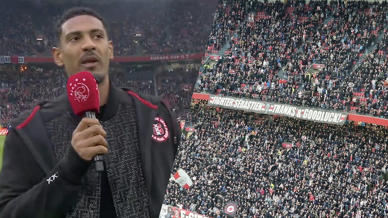 Ajacieden zingen fighter Sébastien Haller toe bij afscheid in Johan Cruijff ArenA