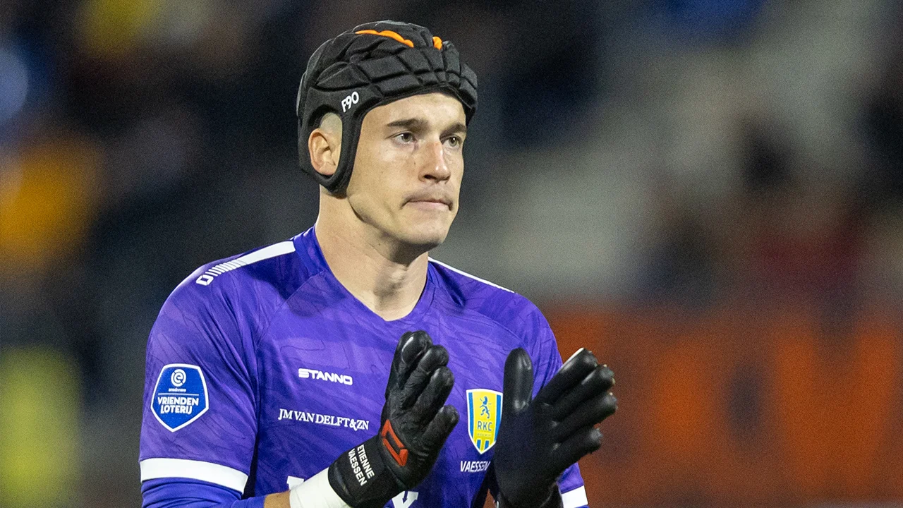 RKC-doelman Etienne Vaessen keert na anderhalve maand terug onder de lat