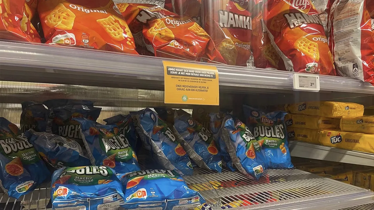 Bugles en Wokkels uit de schappen gehaald om gezondheidsrisico