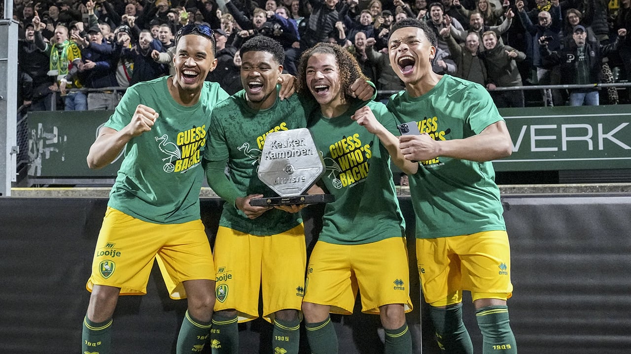 ADO Den Haag kampioen in eerste divisie na puntenverlies Cambuur