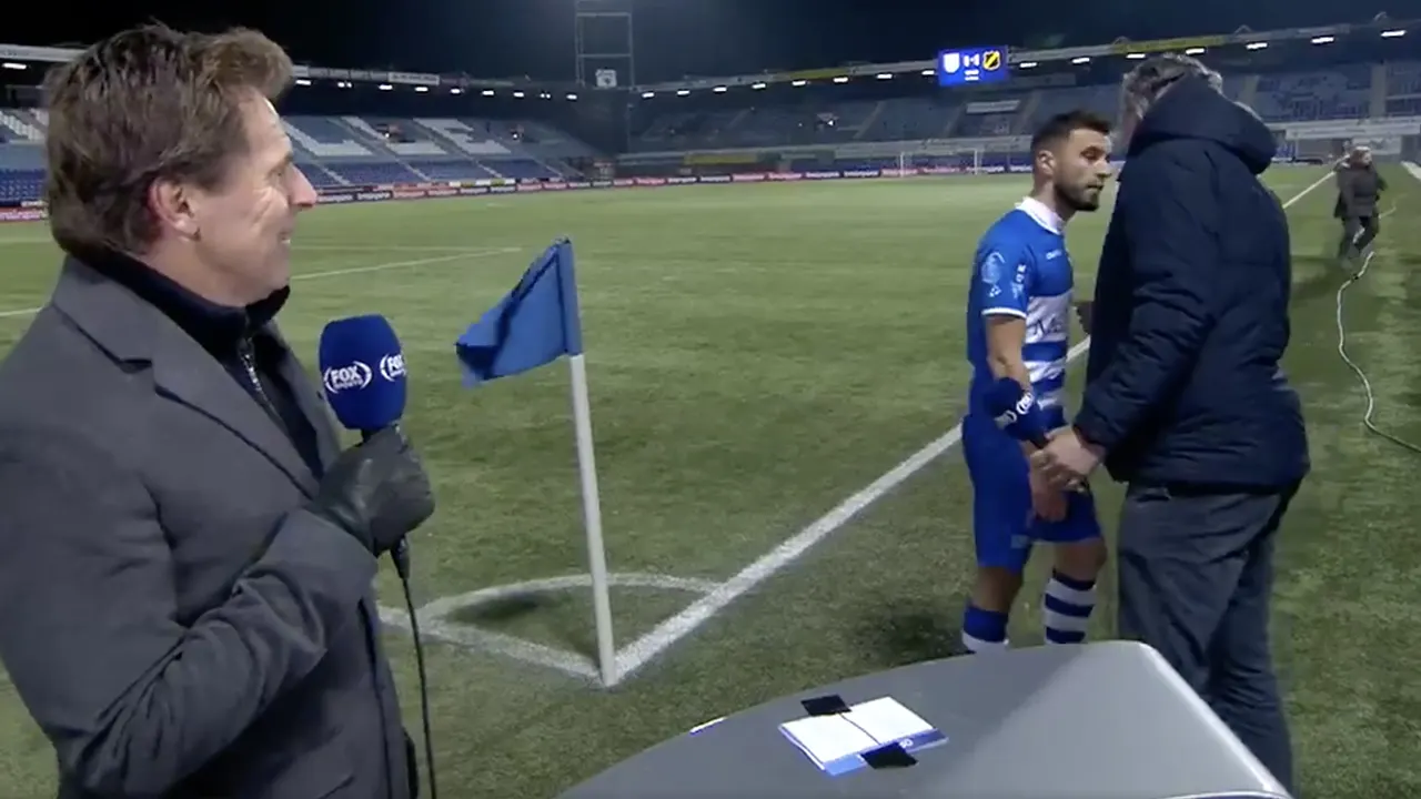 Maaskant bedelt om aanvoerdersband tijdens live-uitzending