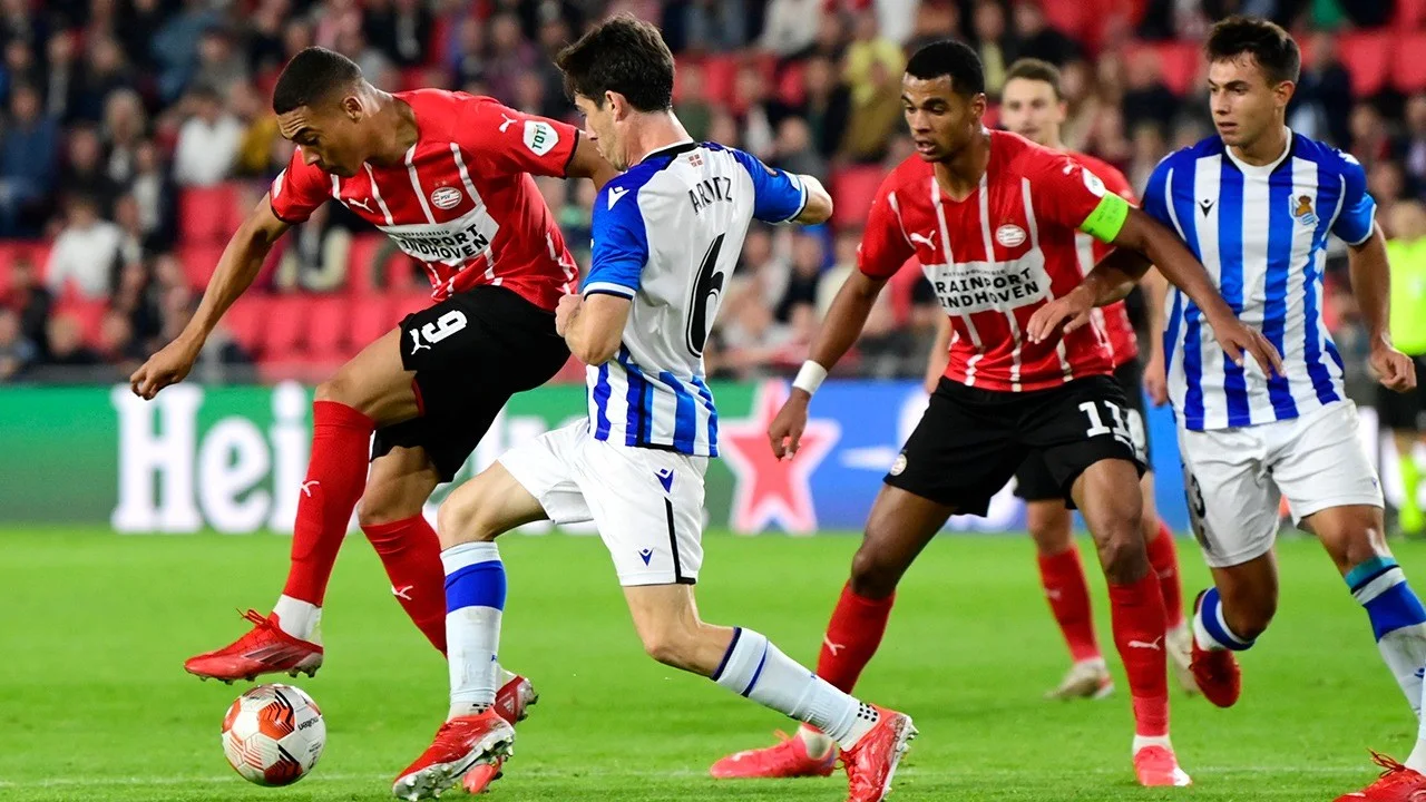 SAMENVATTING: PSV - Real Sociedad (Groepsfase Europa League)