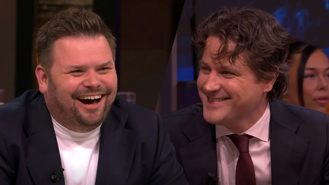 Thomas van Groningen en Henri Bontenbal woensdag aan tafel bij Vandaag Inside