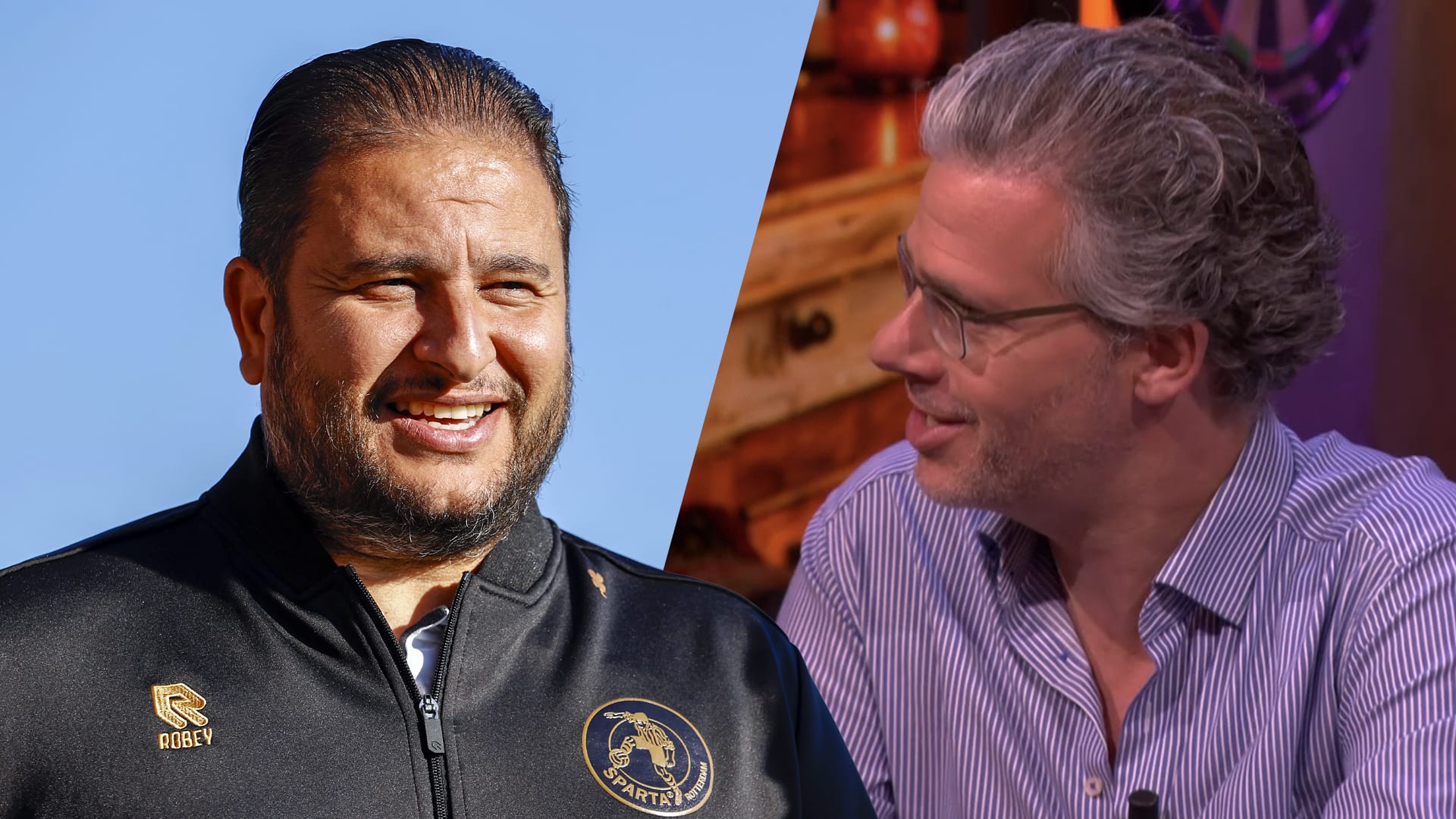 Nourdin Boukhari en Erik Dijkstra woensdagavond te gast bij Het Oranje Café