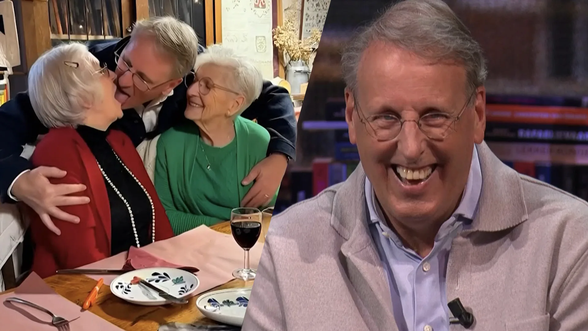 Wilfred Genee heeft bloedordinaire beelden van campagnevoerende Chris Woerts: 'Topavond gehad!'