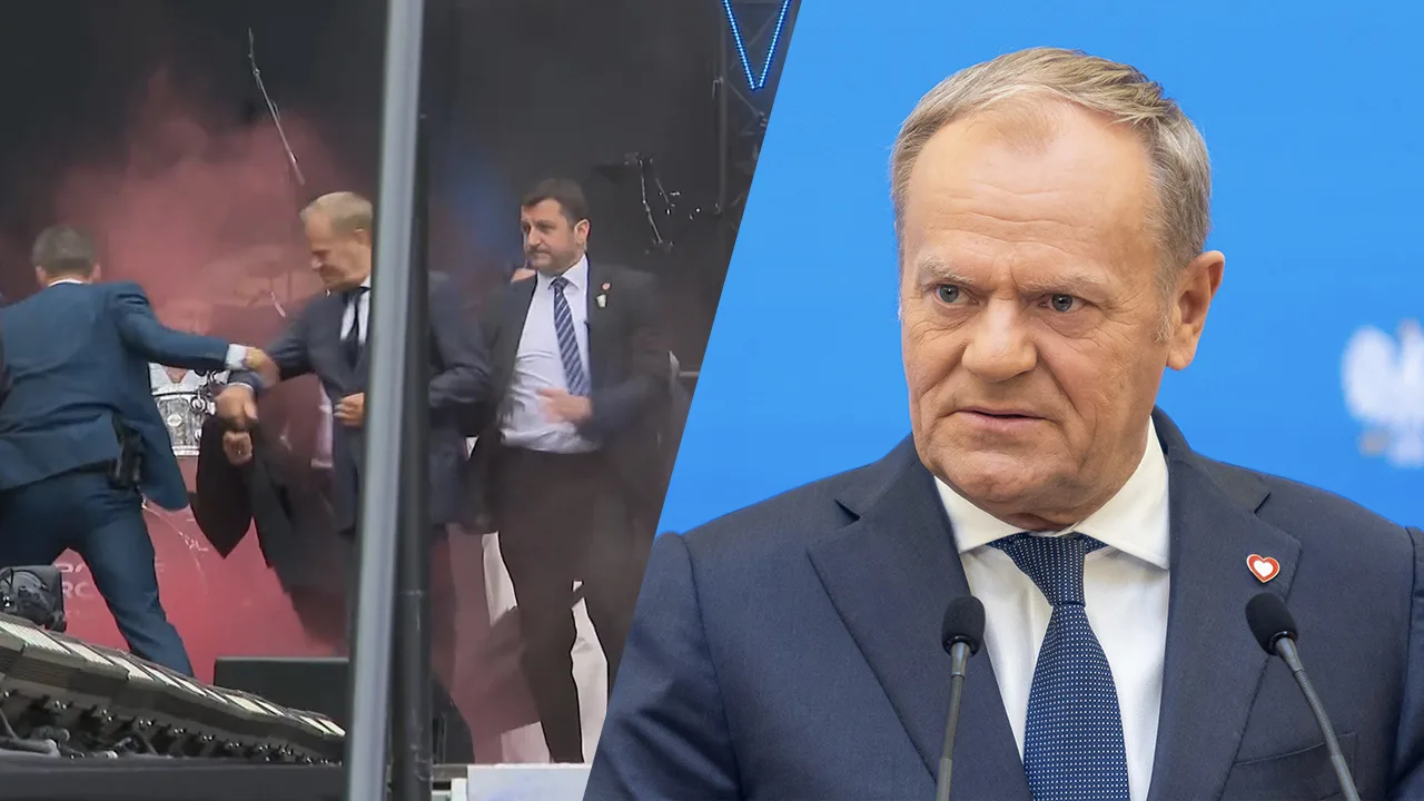 Poolse premier Tusk hekelt gooien van rookbom op Bevrijdingsdag: 'Niet gepast wat er is gebeurd'