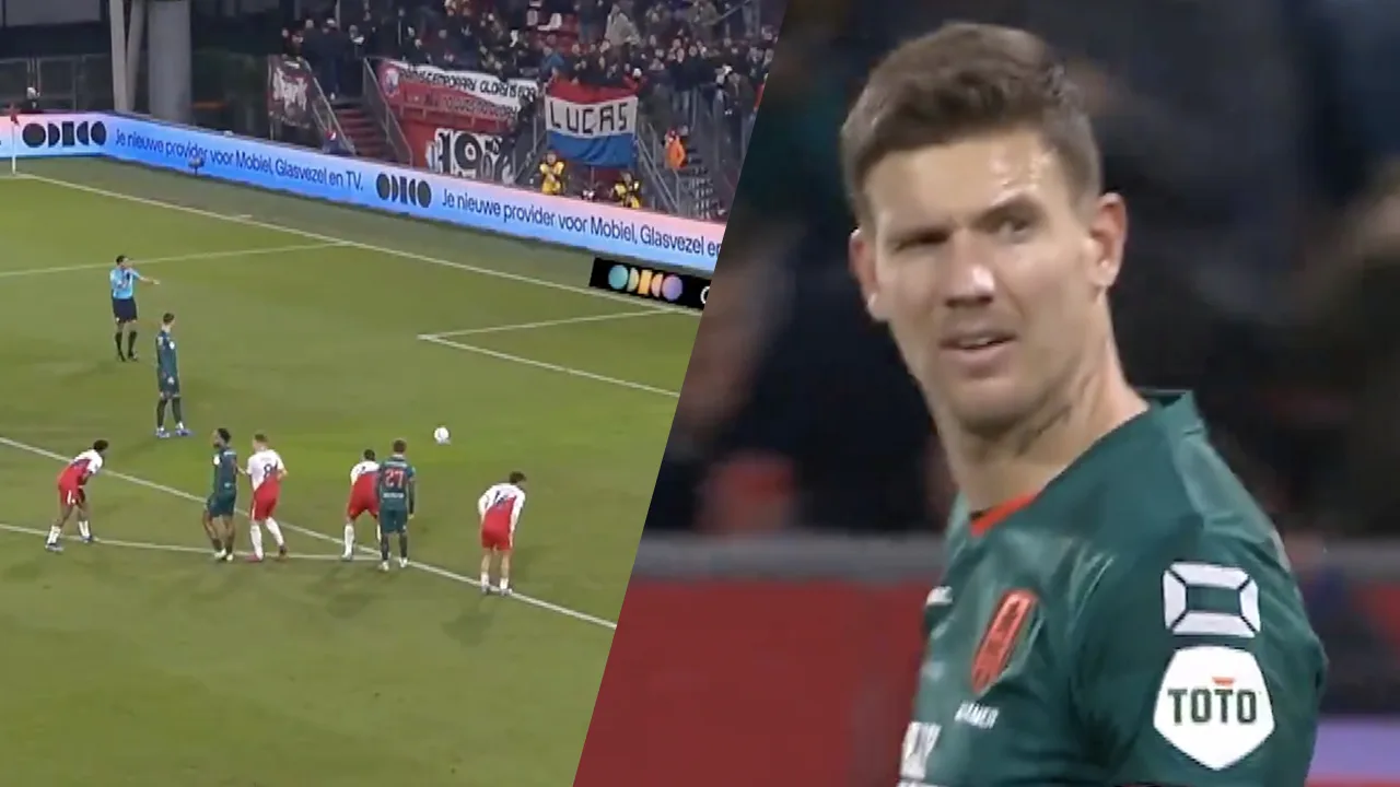 Video: Kramer mist strafschop, mag na korte onderbreking opnieuw nemen en scoort dan wél