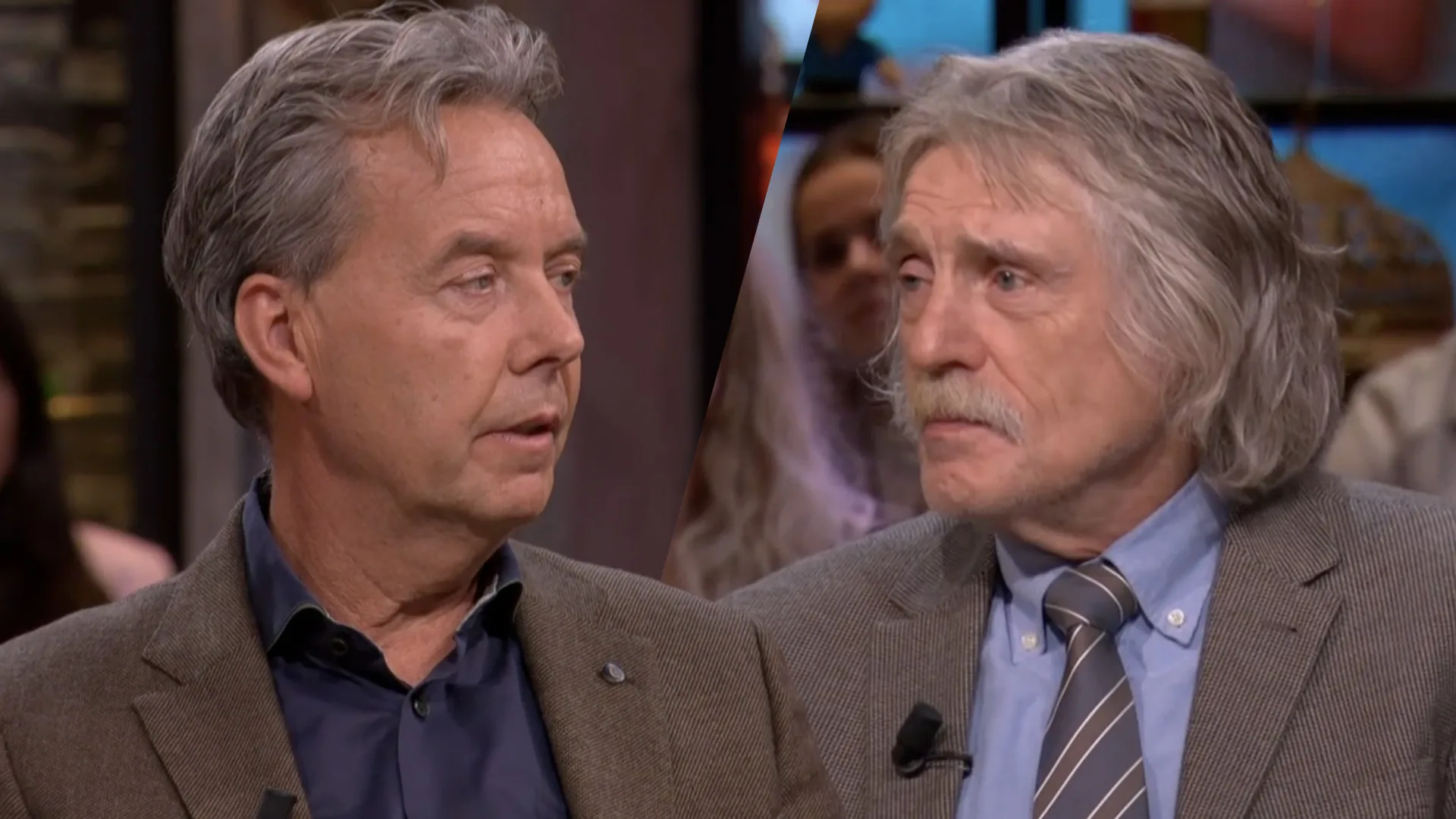 Johan tegen Valentijn Driessen: 'Hij vindt jou een geweldige klootzak!'