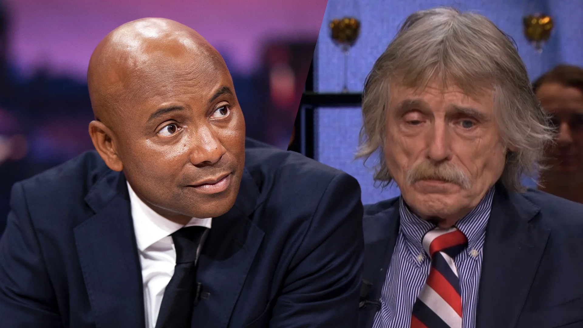 Johan Derksen hoort reactie van Humberto Tan op zijn uitspraken: 'Ik vind het niet leuk'