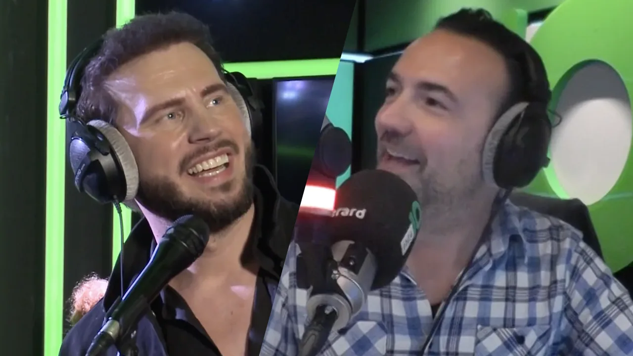Bouke krijgt bijzonder verzoek van Gerard Ekdom na live optreden bij Radio 10