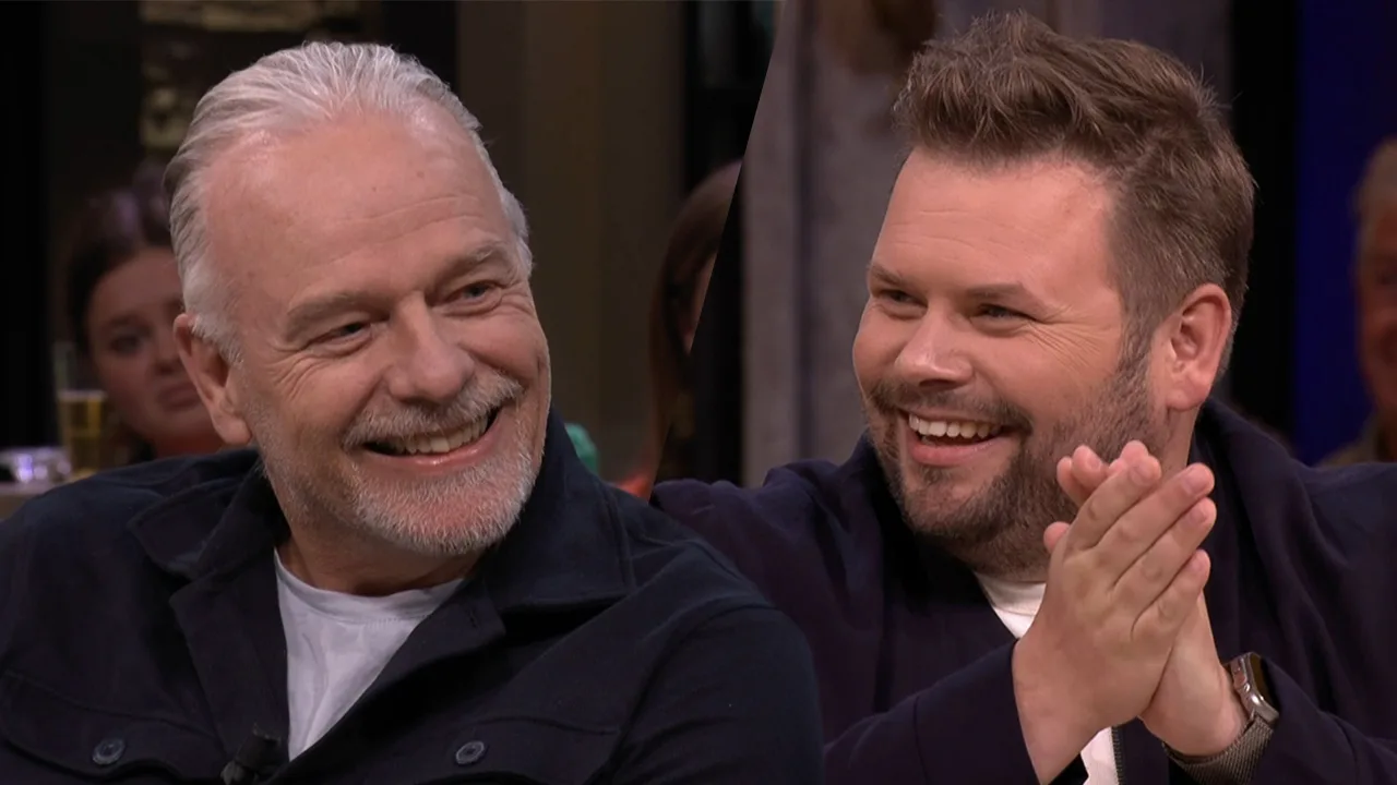 Wierd Duk en Thomas van Groningen woensdagavond aan tafel bij Vandaag Inside