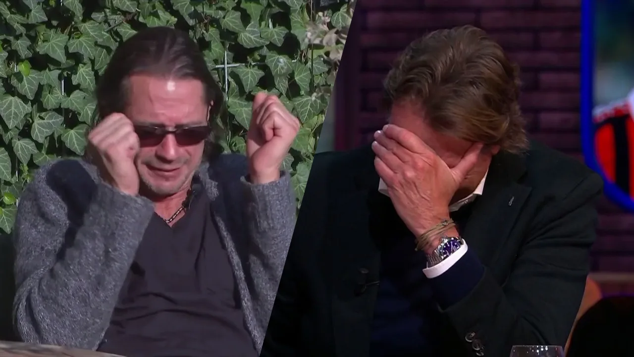 De mannen zien bom barsten bij Lang Leve de Liefde