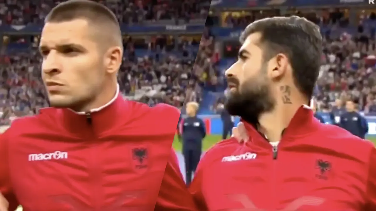 Spelers Albanië weigeren af te trappen na afspelen verkeerde volkslied