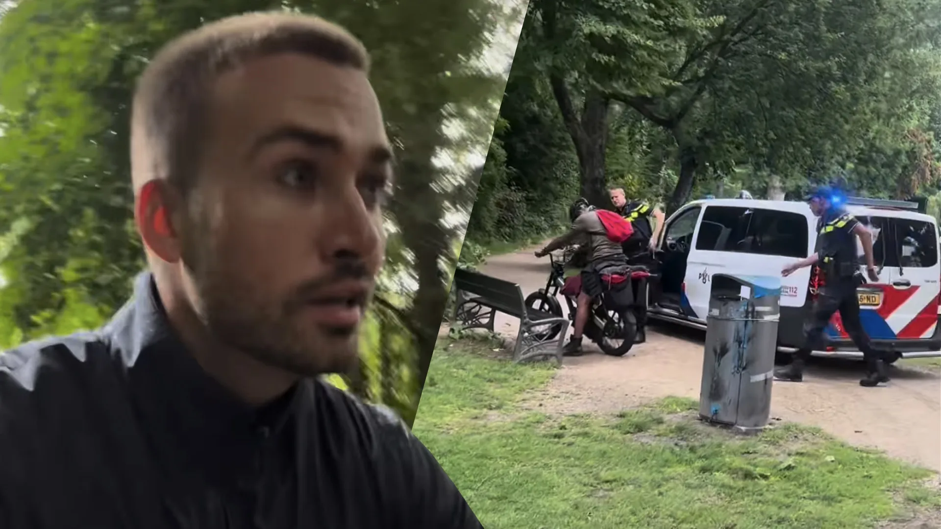 Dave Roelvink ziet dat zijn fiets wordt gestolen en grijpt samen met de politie de dief in de kraag