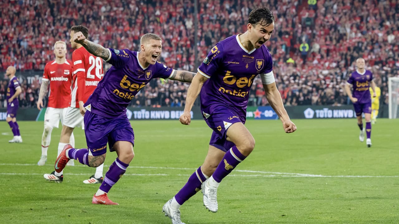 Go Ahead Eagles klopt AZ na strafschoppen en wint voor eerste keer KNVB-beker