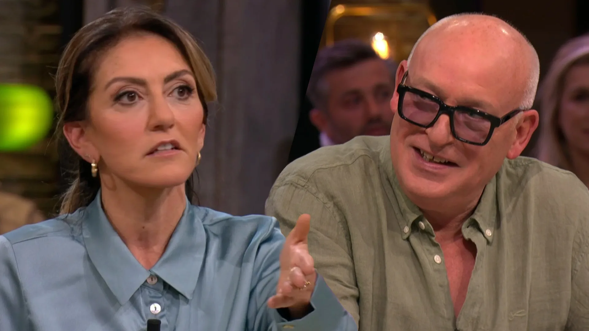 René van der Gijp ziet beelden van Dilan Yeşilgöz bij Pauw & De Wit: 'Jij lacht BBB uit!'