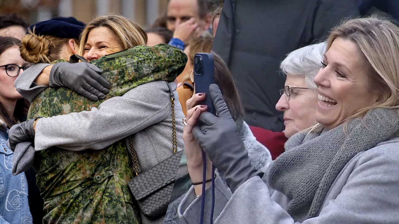  Video: Koningin Máxima straalt van trots tijdens militaire ceremonie prinses Amalia
