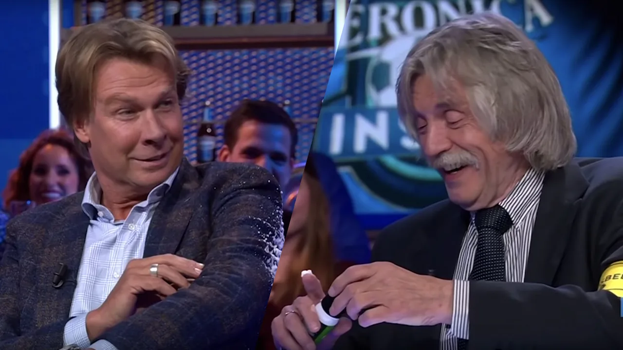 CLASSIC: Johan spuit Hans onder