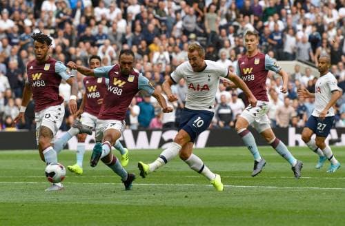 Kane redt Spurs tegen Aston Villa