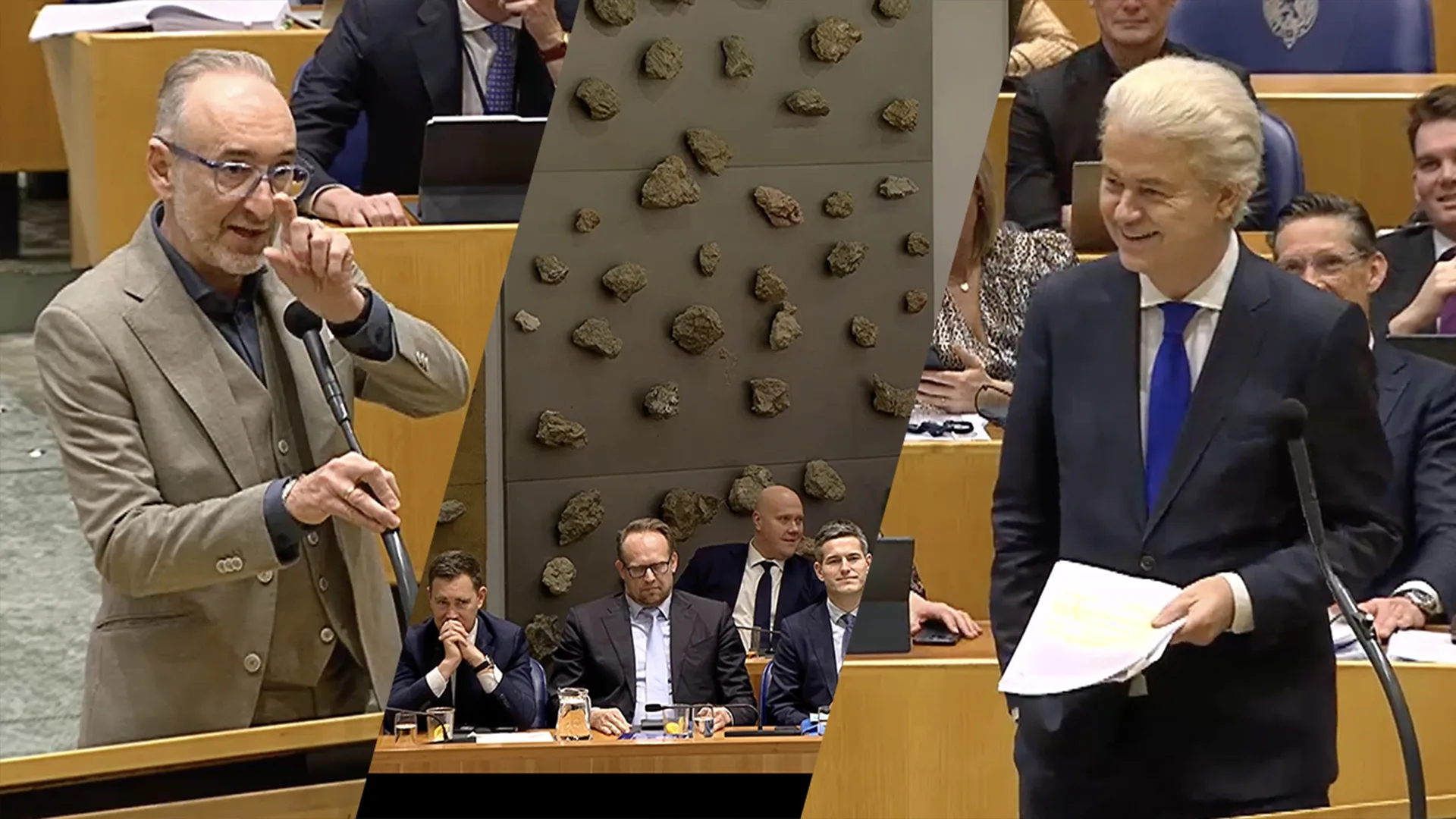 Henk Vermeer kan niet lachen om opmerking Geert Wilders over 'lelijke kunst' in Tweede Kamer