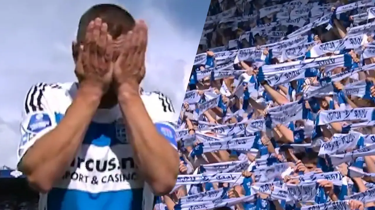 Bram van Polen neemt met emotionele publiekswissel en erehaag afscheid van betaald voetbal