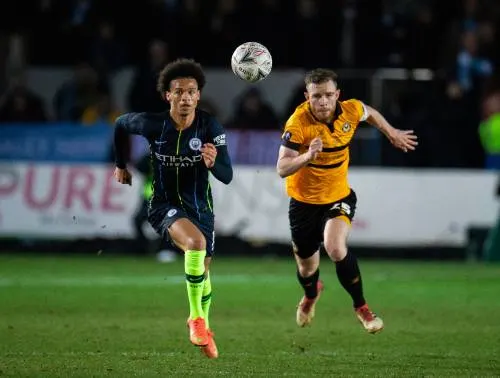 Manchester City pas na rust langs Newport