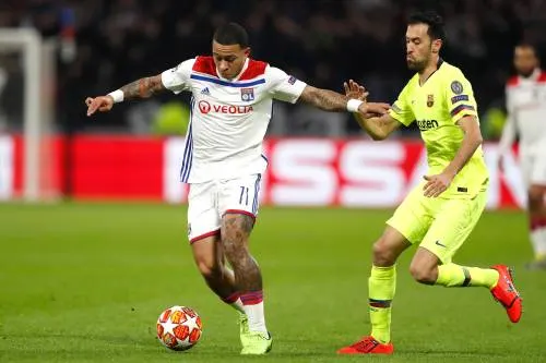 Lyon met Depay, Barcelona zonder Dembélé