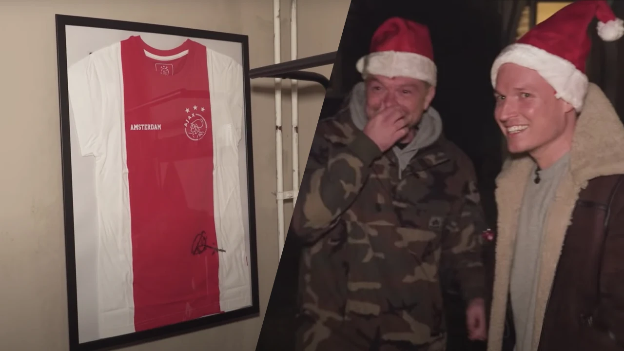 Gierige Gasten hangen Ajax-shirt in huis van diehard Feyenoord-fan
