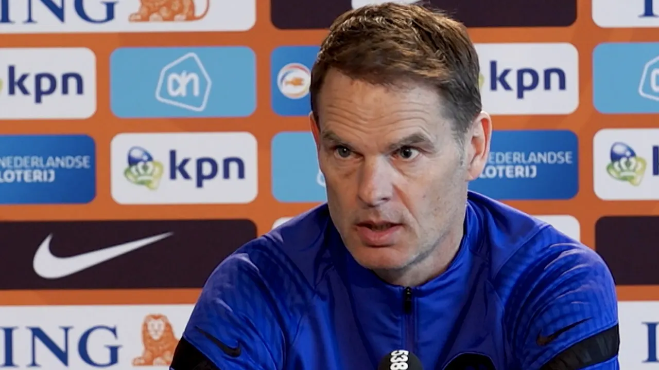 De Boer verwacht geen monsterscore tegen Gibraltar