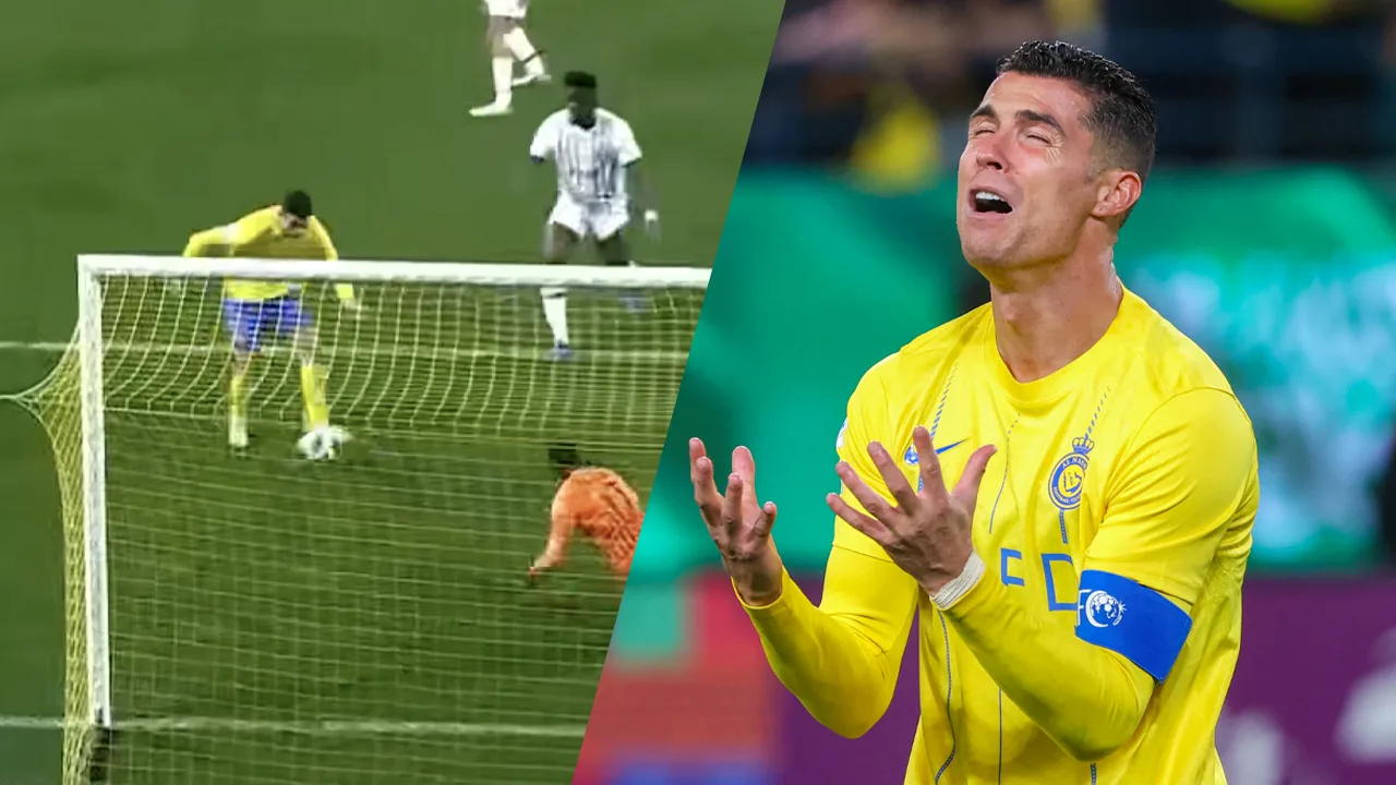Video: Ronaldo mist enorme kans, Al-Nassr uitgeschakeld in Aziatische Champions League