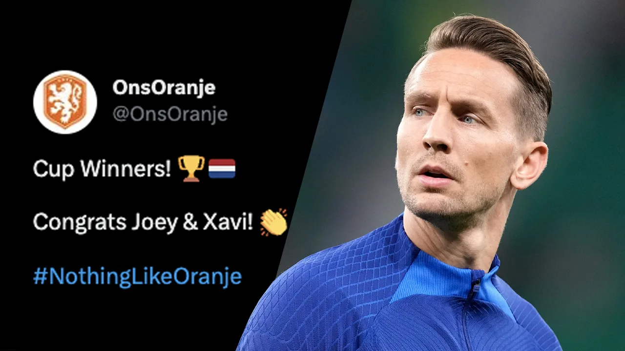 Luuk de Jong laat cynische reactie achter onder felicitatiebericht OnsOranje