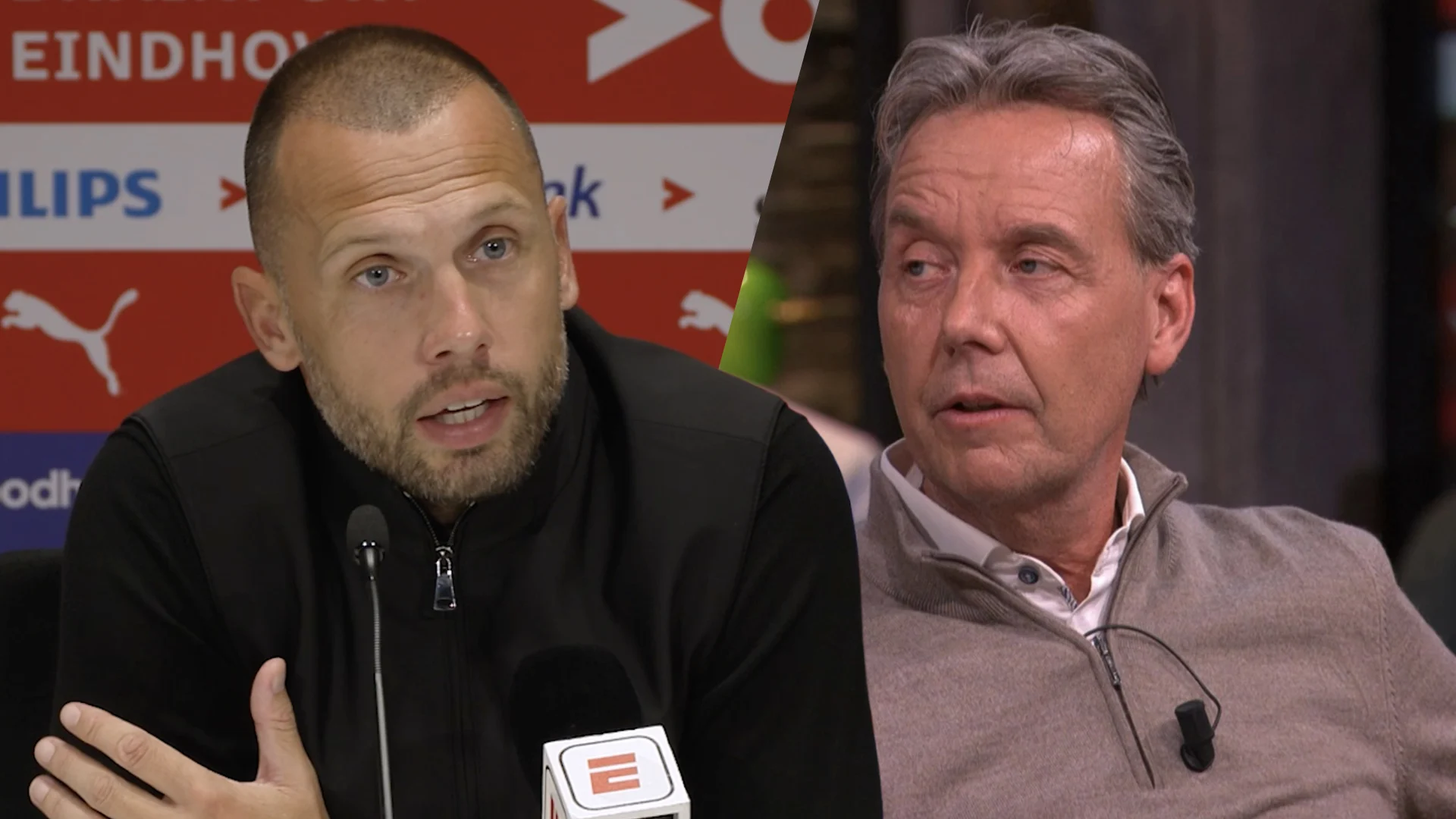 Hoe gaat John Heitinga met alle kritiek om? 'Ik hoor jou ook af en toe, Valentijn...'
