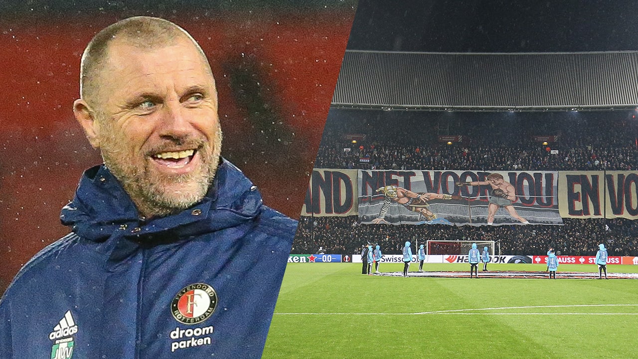 John de Wolf zet tatoeage van spandoek bij Feyenoord - Lazio: 'Deze moest er komen'