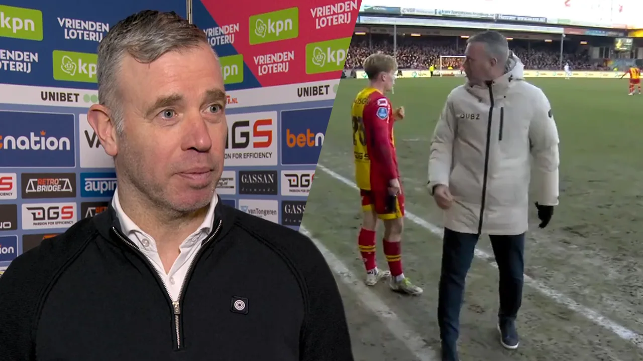 Go Ahead-coach Hake furieus na foute wissel: 'Misschien wat overdreven'